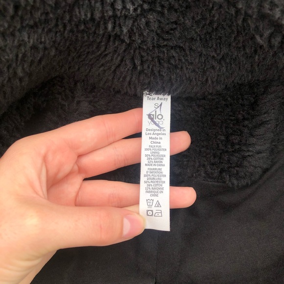 NWT Alo Yoga Norte Faux Sherpa Coat - Picture 6 of 8